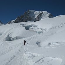 En kanondag p&aring; toppen av Aiguille du Midi. &Aring;kare: micke.