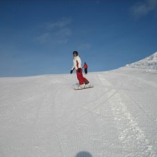 En grym dag i &Aring;re, Pillan rockar i backarna.... Foto: Robert A. &Aring;kare: Pernilla K.
