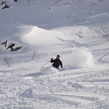 Felsental, 4 april 2010. Andermatt p&aring; sitt b&auml;sta. Foto: Hans Karlsson. &Aring;kare: Vegard K&aring;sa.
