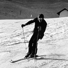 St Anton 1975, Jag var fattig och hade bara r&aring;d m. Foto: Dan Fahrman. &Aring;kare: Dan Fahrman.
