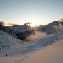 L&auml;gga morgonsp&aring;r i nysn&ouml; med denna utsikten kan. Foto: Christian T&uuml;rk. &Aring;kare: David.
