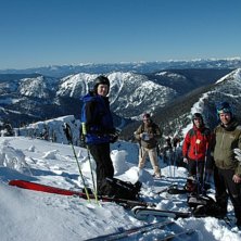 Snart uppe..... Foto: Johan Edstr&ouml;m. &Aring;kare: Jonas Andersson, Lars Sahlstr&ouml;m, Josef Axelsson och Andreas Rindesk&auml;r.