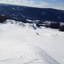 Hafjell parken 2/4-13. Foto: Jesper Carl&eacute;n.