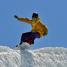 Sista &aring;kningen i resterna av sn&ouml;n :). Foto: Lennart Nilsson.