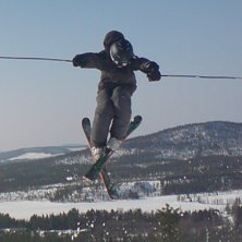 var i k&aring;bdalis och  hoppade p&aring; bilden ser ni en . Foto: syrran. &Aring;kare: jag.