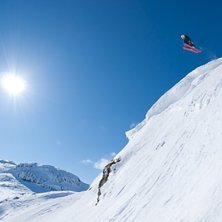 JEg hopper ut en vind driva i Hemsedal med mine ve. Foto: Stian K Elton. &Aring;kare: Ole-Kristian Str&oslash;m.