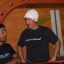 En av de b&auml;sta discjockane skid&aring;kare jag m&ouml;tt!. Foto: TD. &Aring;kare: Johan.