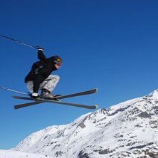 Jag i luften.. Foto: Per Orchide&eacute;n. &Aring;kare: Ola Nogell.