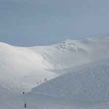 Skidsp&aring;r fr&aring;n en kort &aring;ktur efter skr&aring;. Foto: Roger Bolling.