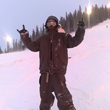 Efter en dags Shreding;). Foto: Martin Gustawsson. &Aring;kare: Simon &amp;quot;lill&amp;quot; Bull.