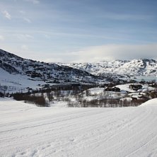 Str&aring;lande v&aelig;r over Haukelifjell.
.