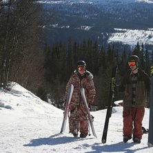 en solig dag i br&auml;cke. Foto: Fredrik Eriksson. &Aring;kare: Kenneth Jonsson.