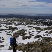 Topptur upp p&aring; Medicine Bow Peak  dagen efter pas. Foto: David Jonsson. &Aring;kare: Robyn Paulekas.