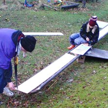 Bygger box.. &Aring;kare: Jens och Carolina.