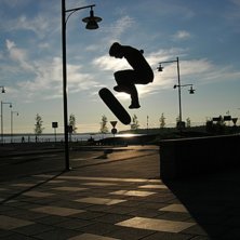 Detta blev nog skate dagens b&auml;sta bild se och nju. Foto: Axel. &Aring;kare: Simon Blom.