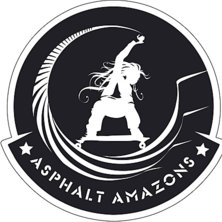Foto: david nelke. &Aring;kare: asphalt amazons logo.