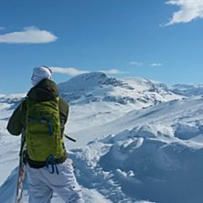 Toptur mot lokkta stugan. &Aring;kare: jag.