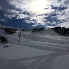 Str&oslash;kne forhold
5cm nysn&oslash; og en fantastisk dag.