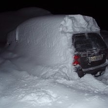 Tre dygns sn&ouml;.... Foto: Johan Green. &Aring;kare: - - -.