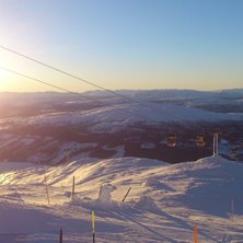 Den klassiska vyn fr&aring;n &Aring;reskutan.. Foto: Daniel Lidstr&ouml;m.