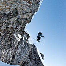 Ludvig Larsson droppar Gruvan i Uffes.. Foto: Axel Mossling.