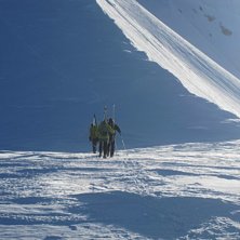 Pa v&auml;g upp till toppen.. Foto: Johan A. &Aring;kare: Jonas Fredriksson.