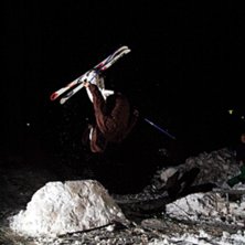 Upp och ner, Andr&eacute; kn&auml;pper som en gud... Foto: Andr&eacute;. &Aring;kare: Axel (jag).