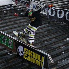 Frontline Railjam 2009. Foto: Jocke L. &Aring;kare: Jesse Augustinus.