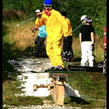 Railjam i orsa. Foto: Bror Ax. &Aring;kare: Jonathan liljedal.