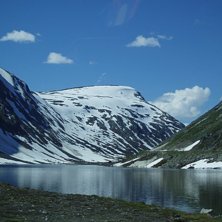 Precis innan vi &aring;kte in i n&aring;n tunnel p&aring; v&auml;g ti. Foto: Jag.