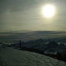 Utsikt fr&aring;n toppen av Punta Indren liften . Foto: Chatarina Larson. &Aring;kare: Ronnie Magnusson.
