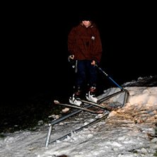 hade railjam en dag f&ouml;r inte s&aring; l&auml;nge sen. det . Foto: Christer lund. &Aring;kare: jag.