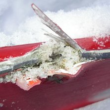 Landade p&aring; en sten vid ett sm&auml;rre drop :P. Foto: Felix Hermansson. &Aring;kare: Victor Engstr&ouml;m.