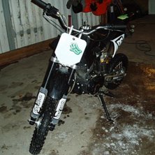 Det &auml;r min fiddy 150 cc
. Foto: &acute;Tommy hahlin.