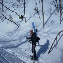 Foto: Anna Sn&auml;ll. &Aring;kare: Olof Appelblad+hunden Lycka.