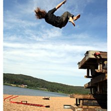 Adam Persson k&ouml;r en m&auml;ktig bak&aring;tvolt fr&aring;n ett . Foto: Ronny Wallberg. &Aring;kare: Adam Persson.