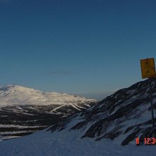 Tagit fr&aring;n tegefj&auml;lls topp rikitat mot &aring;re.. Foto: Alexander Bergh.