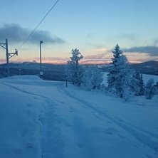 Pudderalarm! 
Godt p&aring;fyll av sn&oslash; i l&oslash;pet av nat.