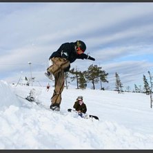 Hela berget f&oslash;r oss sj&aelig;lva som vanligt s&aring; vi pa. Foto: Kurt Are Lona. &Aring;kare: Jag.