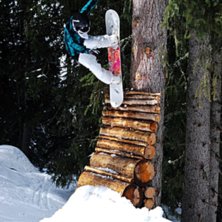 Burton Stashpark Avoriaz. Foto: Anna Nilsson. &Aring;kare: Victoria Bergqvist.