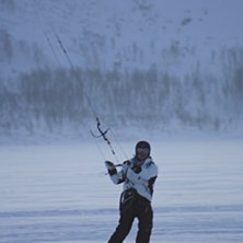 En perfekt dag men lagom vind och -22 grader..... Foto: Mattias Fjalestad. &Aring;kare: Dennis.
