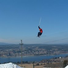 Meg i en 180 safty grab over 20m gap i Vikersund A. Foto: ????. &Aring;kare: Ole-Kristian Str&oslash;m.