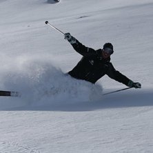 Tappade ena skidan i &aring;kningen. Foto: Maria Almel&ouml;v. &Aring;kare: Jag.