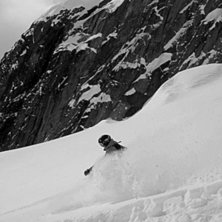 Djup dag p&aring; Grand Envers. Foto: Jacob andersson. &Aring;kare: Simon Blide.