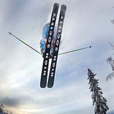 Ett nice dropp som Mats s&aring; stiligt f&aring;ngade med k. Foto: Mats Kahlstr&ouml;m. &Aring;kare: Jesper westman.