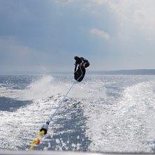 Kallt som fan var de men sjukt kul!. Foto: Algot Olsen. &Aring;kare: Hjalmar Olsen.