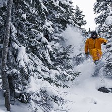 Sn&aring;lbl&aring;st, ingen sikt och d&aring;lig sn&ouml; - men Hugo. Foto: Marcus R&ouml;nne. &Aring;kare: Hugo Ljungquist.