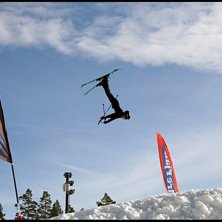 Backflip i idre.... Foto: Sven Bogg. &Aring;kare: Niklas Bogg.