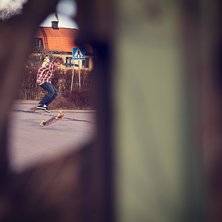 Bror min g&ouml;r en kickflip med loadeds senaste, bha. Foto: William Muskus. &Aring;kare: Alexander Muskus.