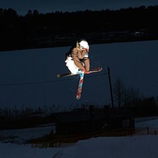 Shreddade h&aring;rt i v&auml;sj&ouml;backen p&aring; ny&aring;r, p&aring; bil. Foto: Alexander Runhellen. &Aring;kare: David Loforsen.